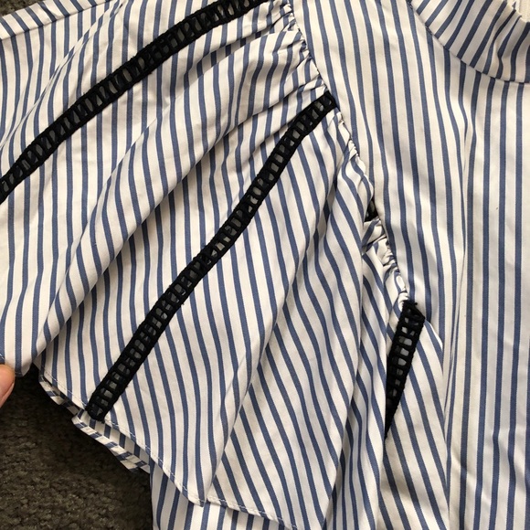 Caroline Constas Frankie Stripped Blouse XS - Picture 9 of 14